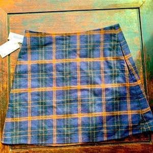 Aritzia Plaid Mini Skirt